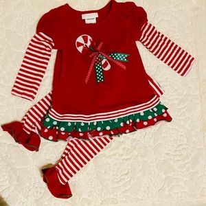 Bonni Baby 2 piece Christmas set 24 months